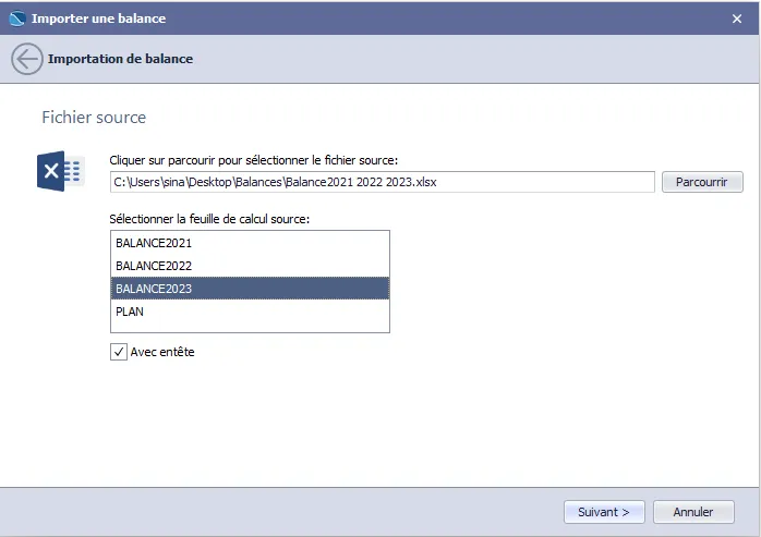 Xcoa - Module Importation