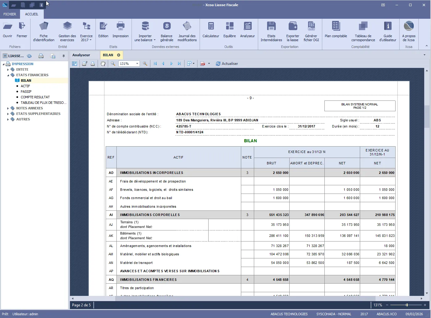 Xcoa - États financiers